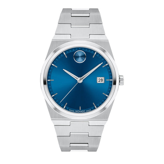 Men Bold Quest Quartz Watch 40mm with Blue Dial