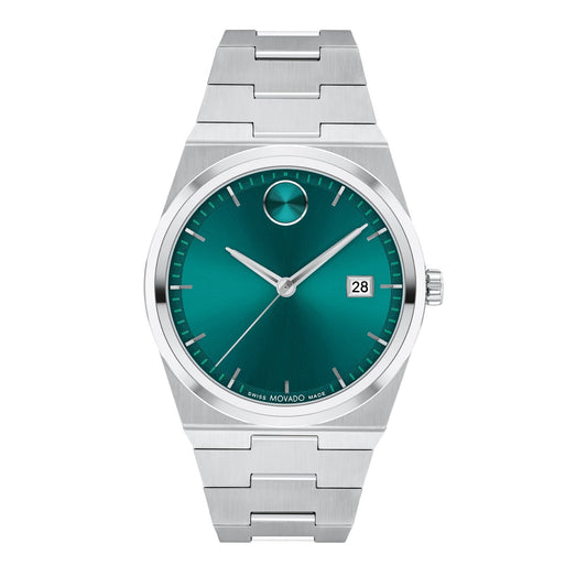 Men Bold Quest Quartz Watch 40mm with Green Dial