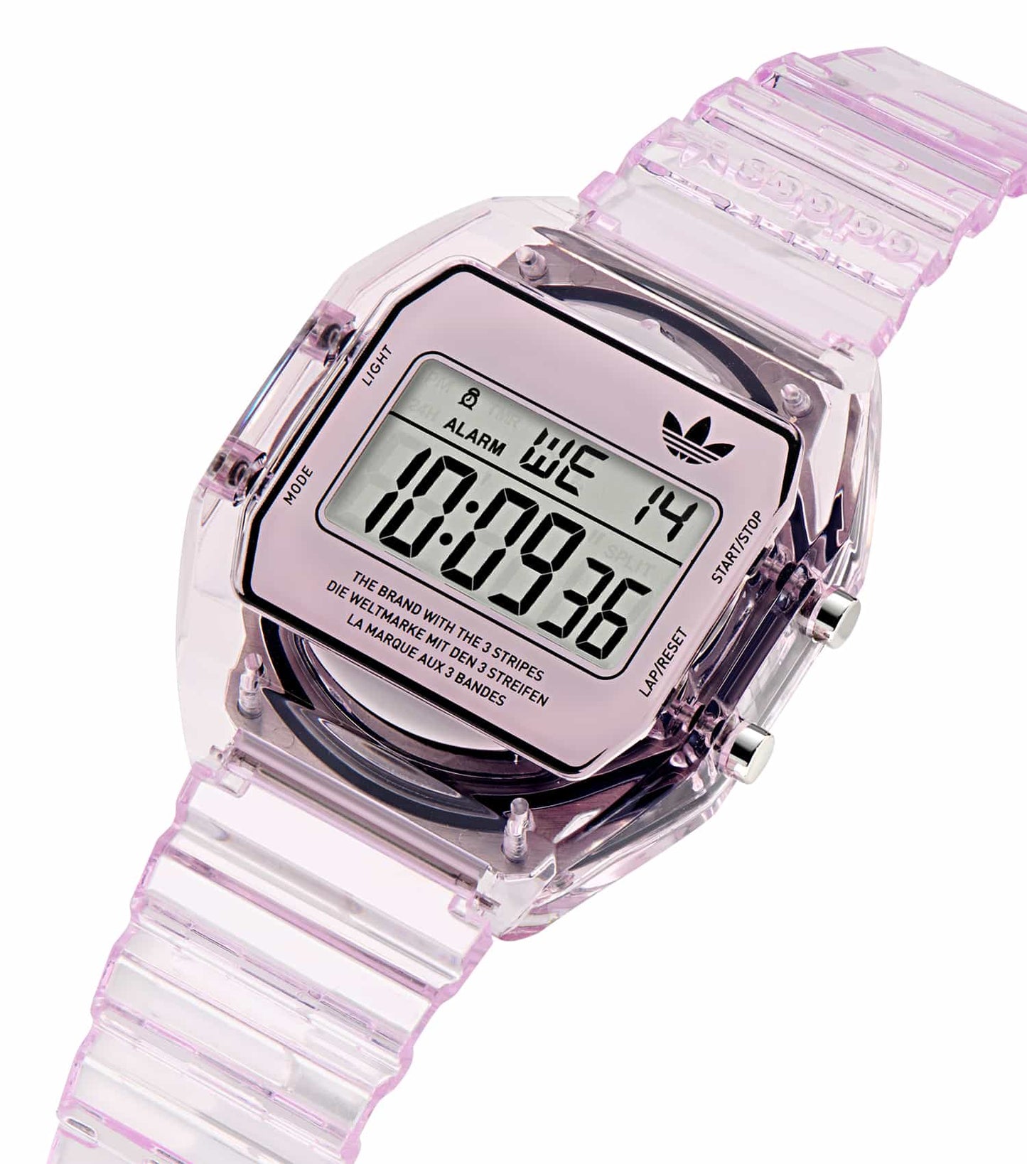 Unisex Digital Two Crystal Digital Watch 36mm