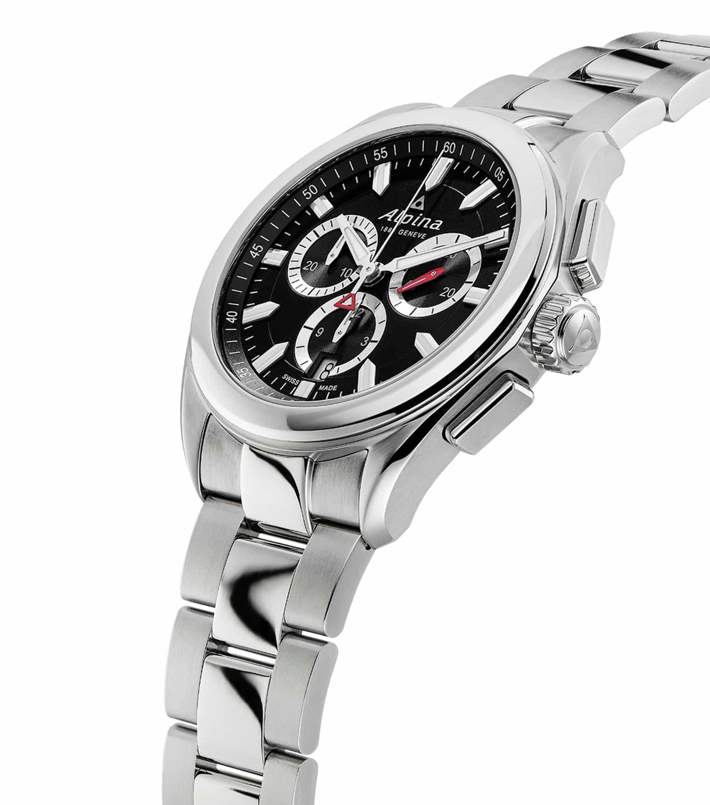 Alpina ALPINER BLACK  Chronograph Watch Men