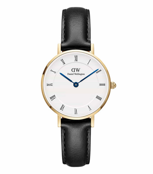 Women Petite Roman Numerals Quartz Watch 28mm