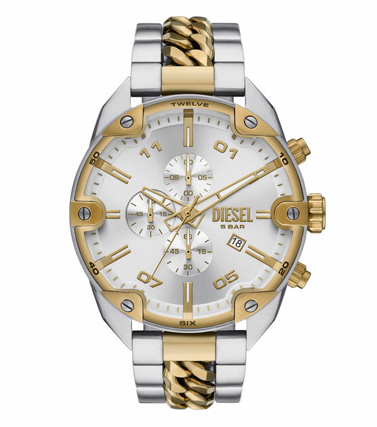 Men Spiked Chronograph Watch 49mm