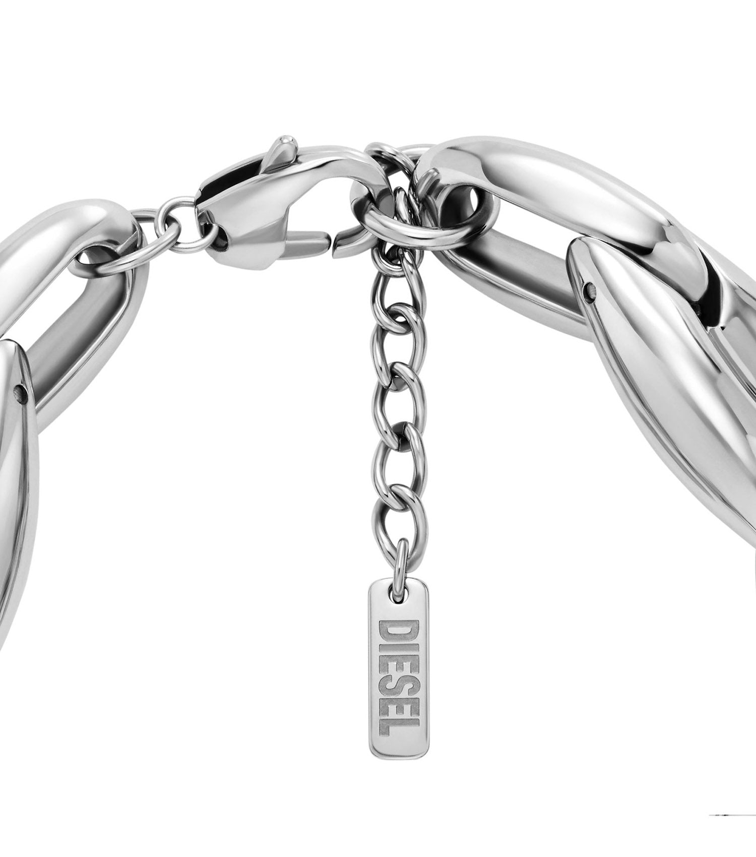 Women Grunge Bracelet Silver Stainless Steel