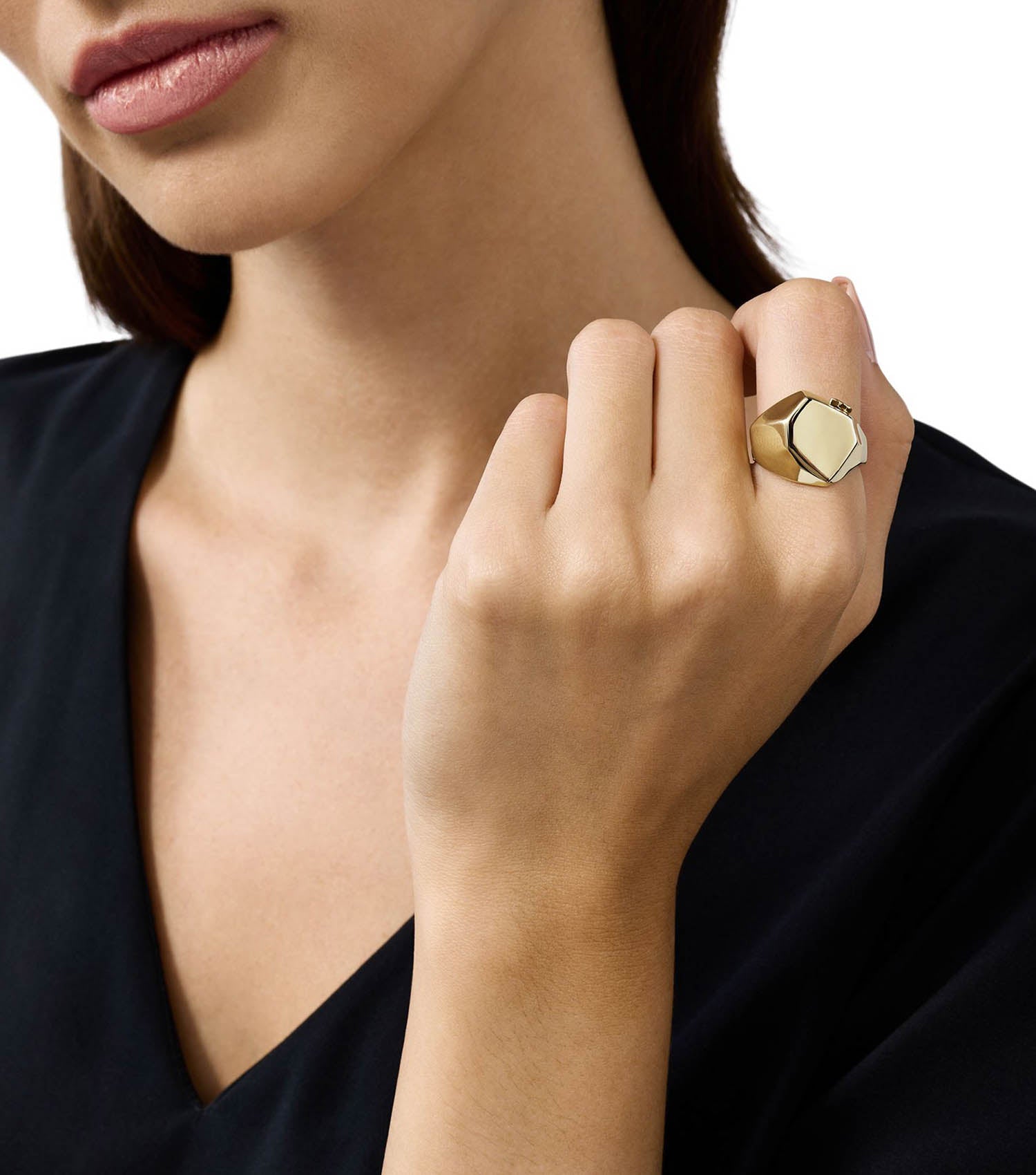 Women Trend Ring Gold Na