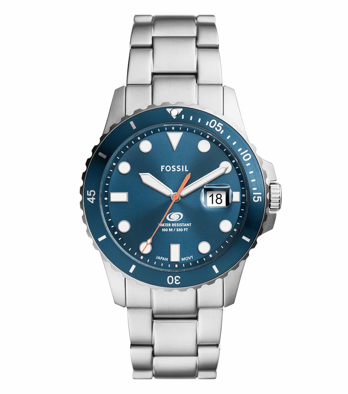 Men Blue Quartz Watch 42mm