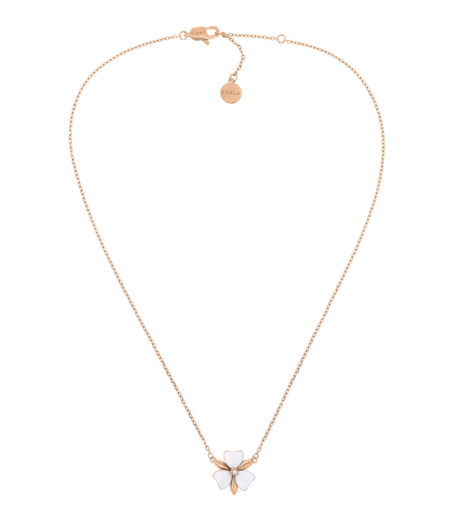 Women FLORA Necklace Rose Gold