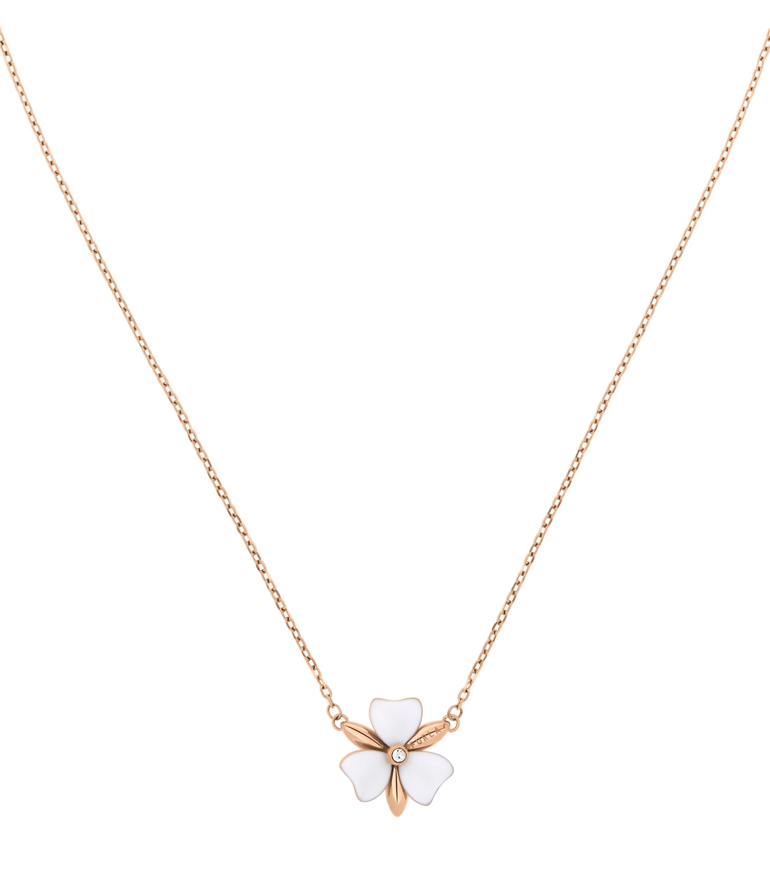 Women FLORA Necklace Rose Gold