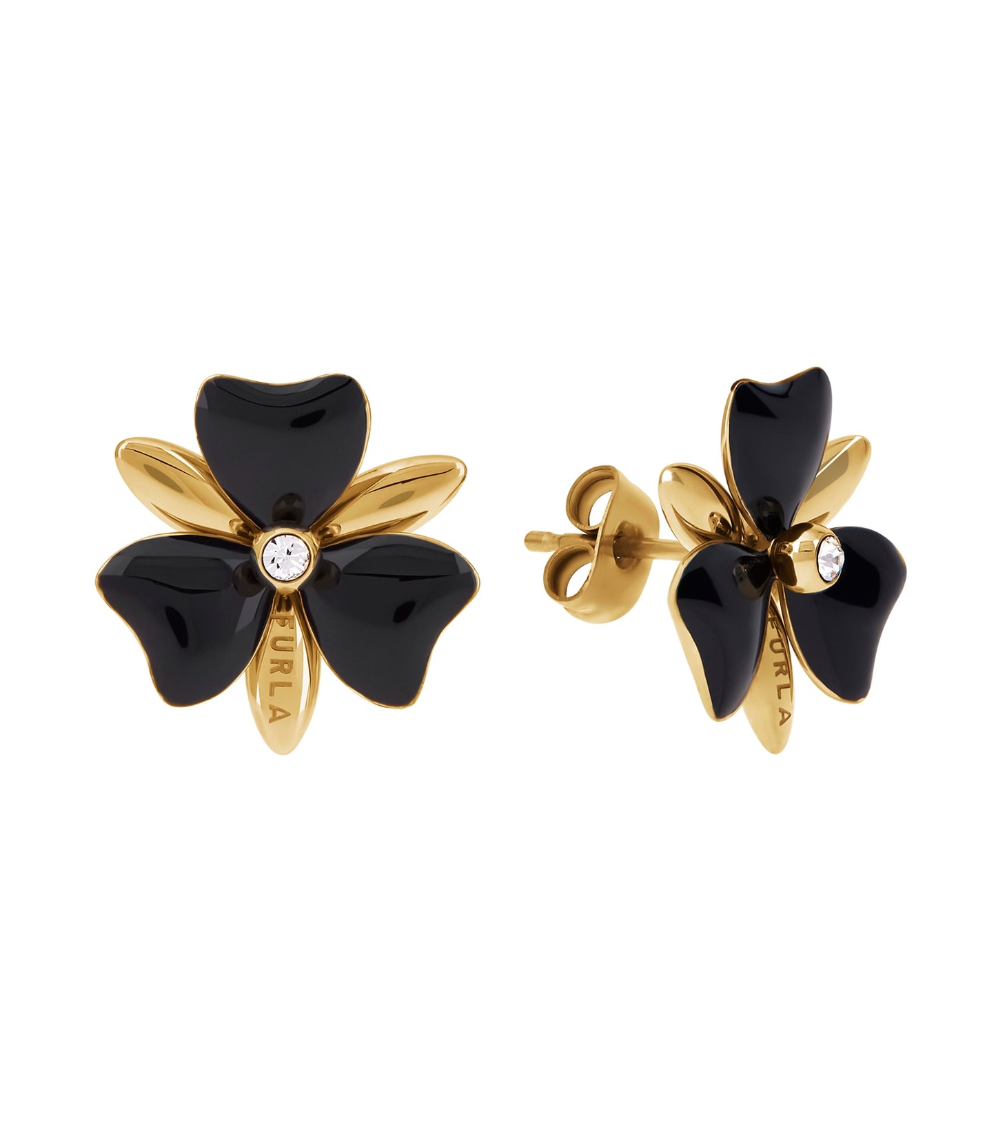 Women FLORA Earrings Gold