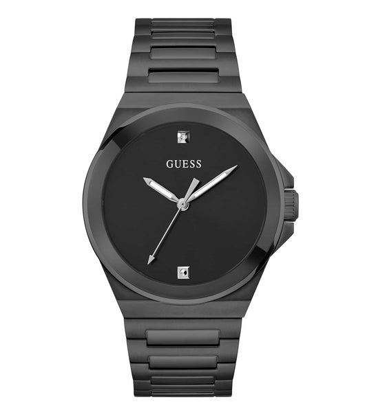 Men Vinyl Quartz Watch 44 Mm