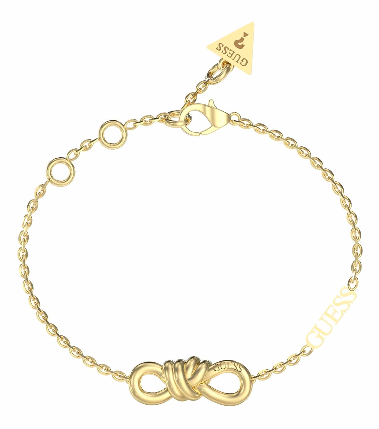 Women Guess Id Bracelet Gold Steel S