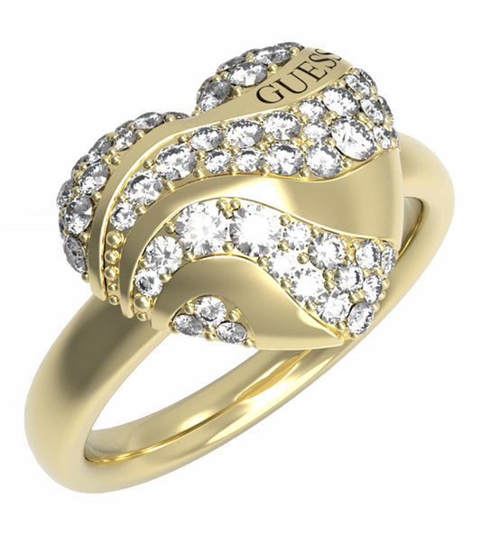 Women Ring Gold Silver / 56mm