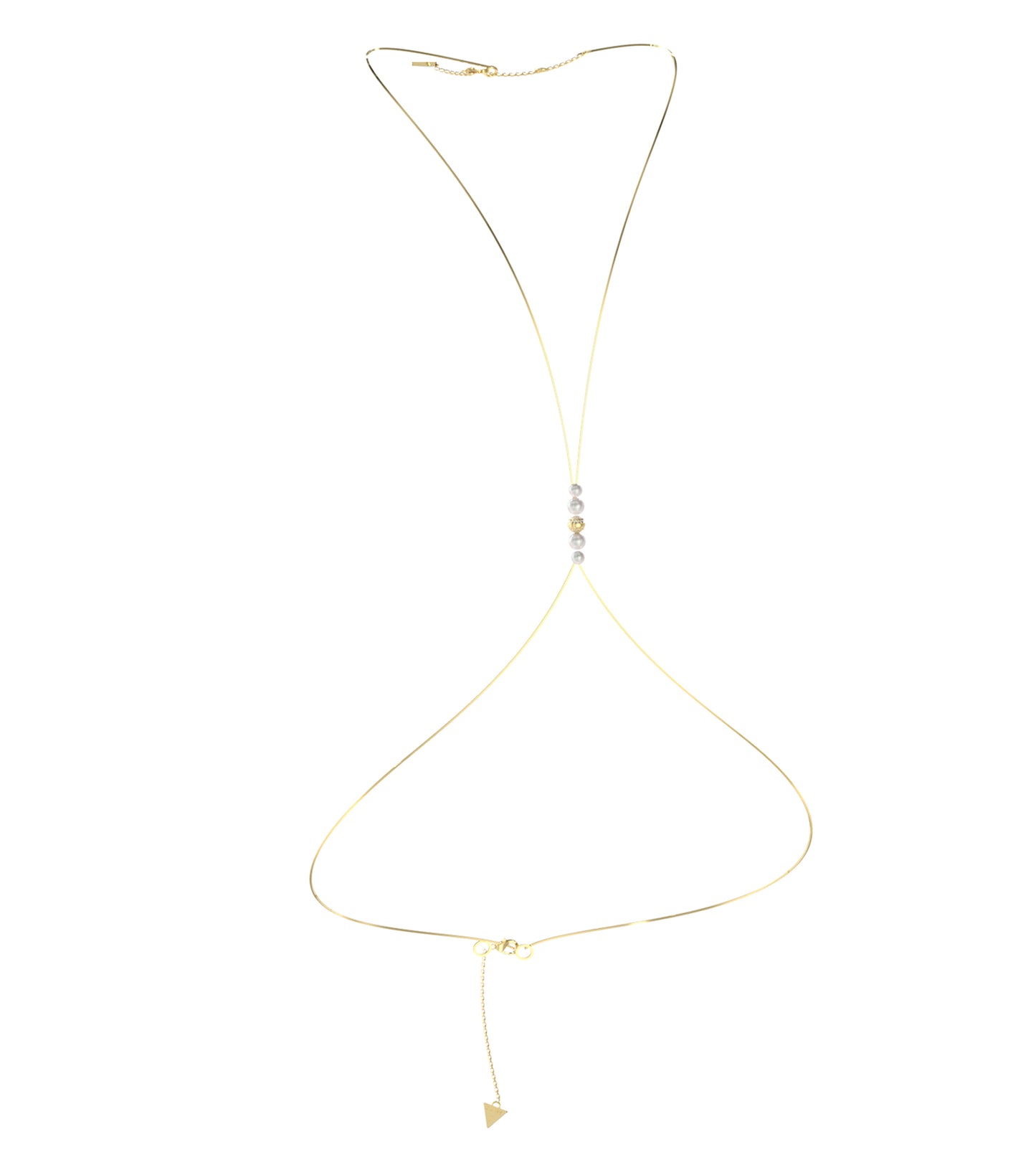 Women Guess Id Necklace Gold OS