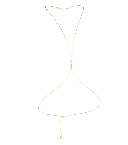 Women Guess Id Necklace Gold OS