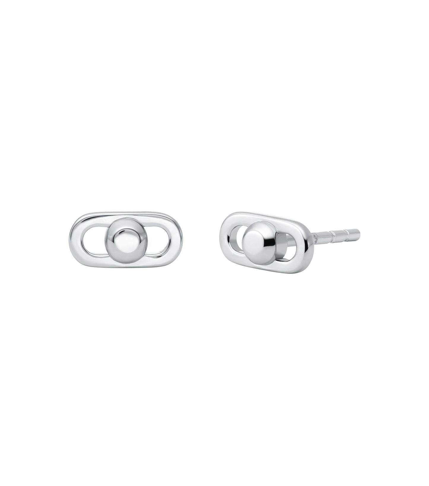 Women Premium Earring Silver Stainless Steel