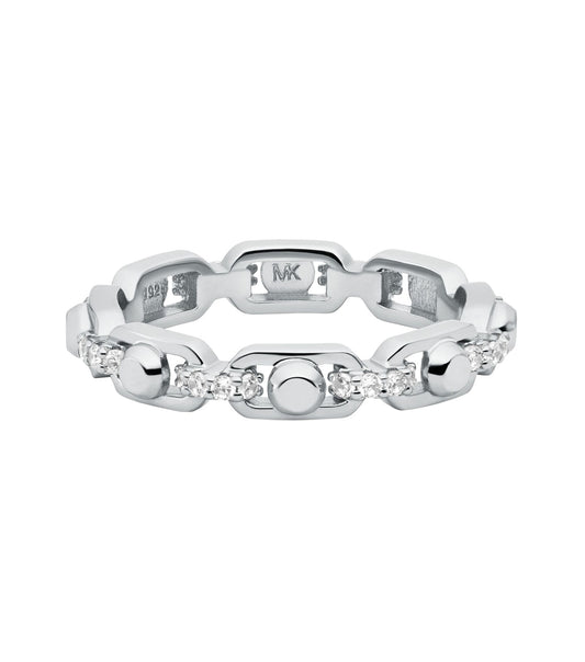 Women Premium Ring Silver Stainless Steel