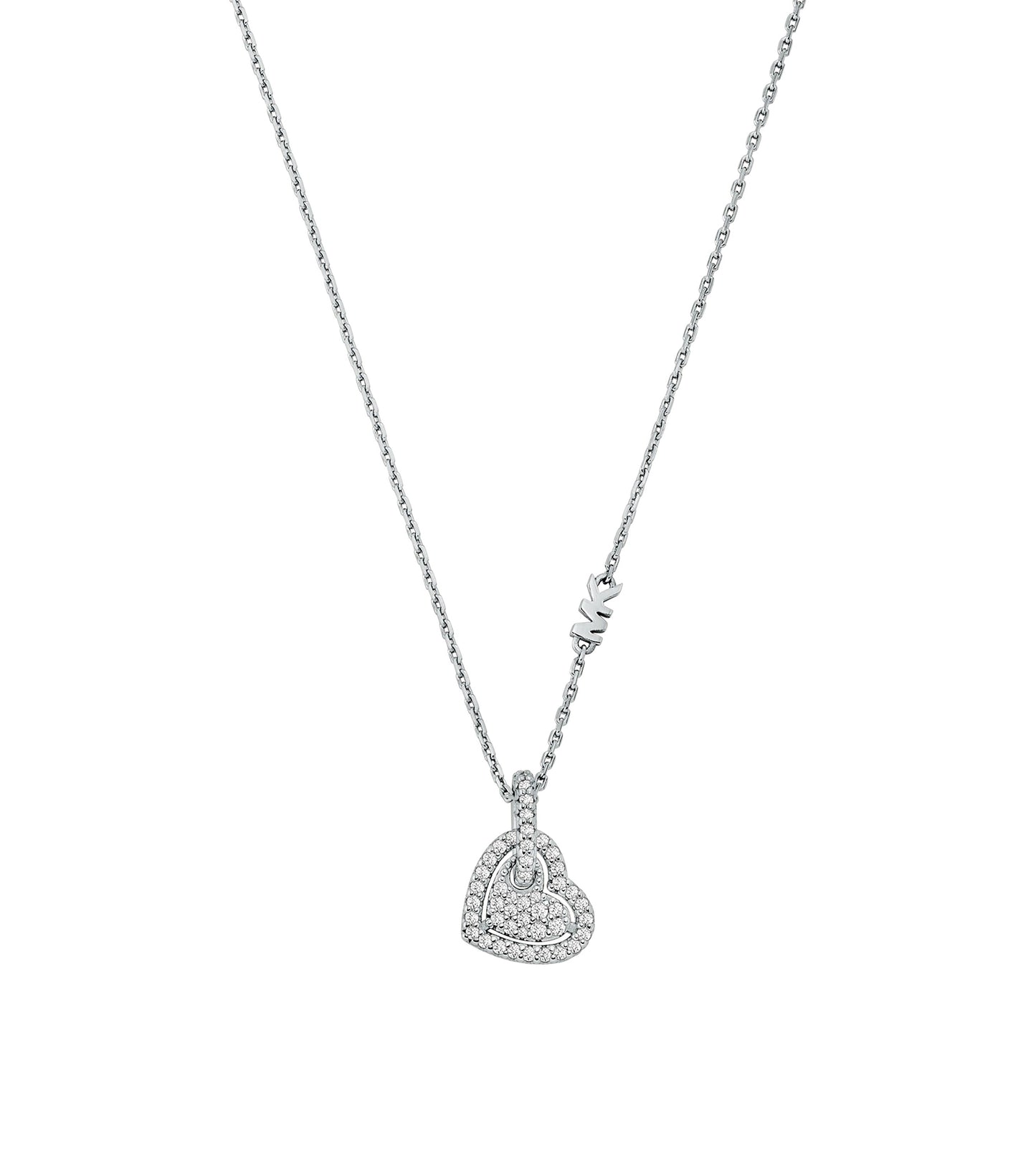 Women Premium Necklace Silver Stainless Steel