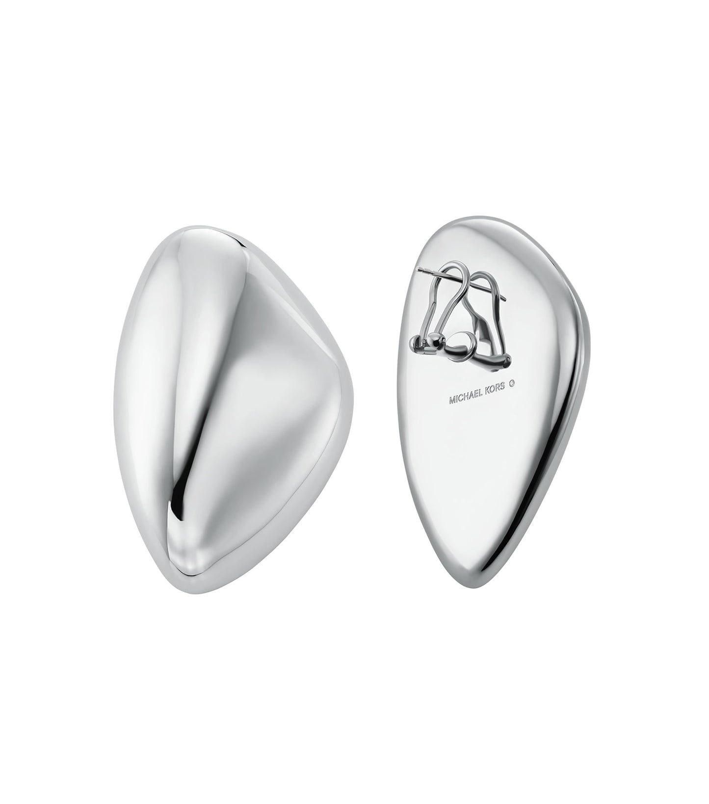 Women Premium Earring Silver Stainless Steel