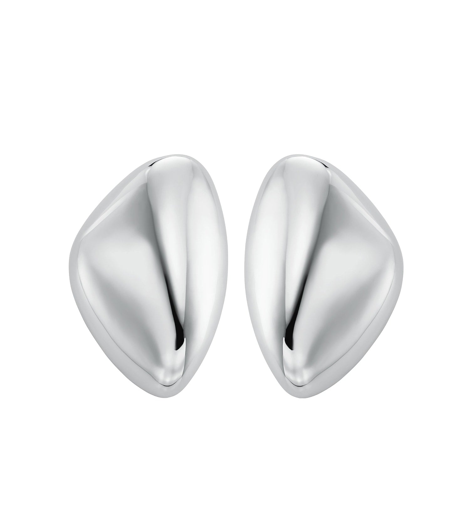 Women Premium Earring Silver Stainless Steel