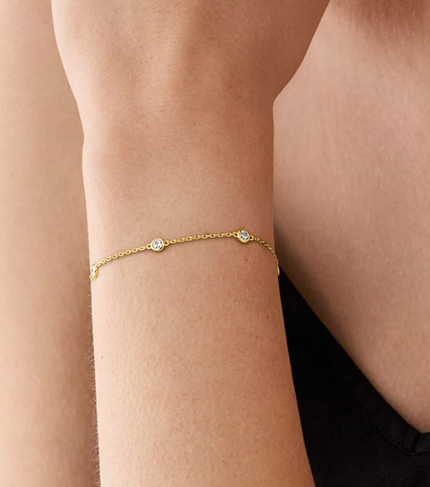 Women Premium Bracelet Gold Sterling Silver