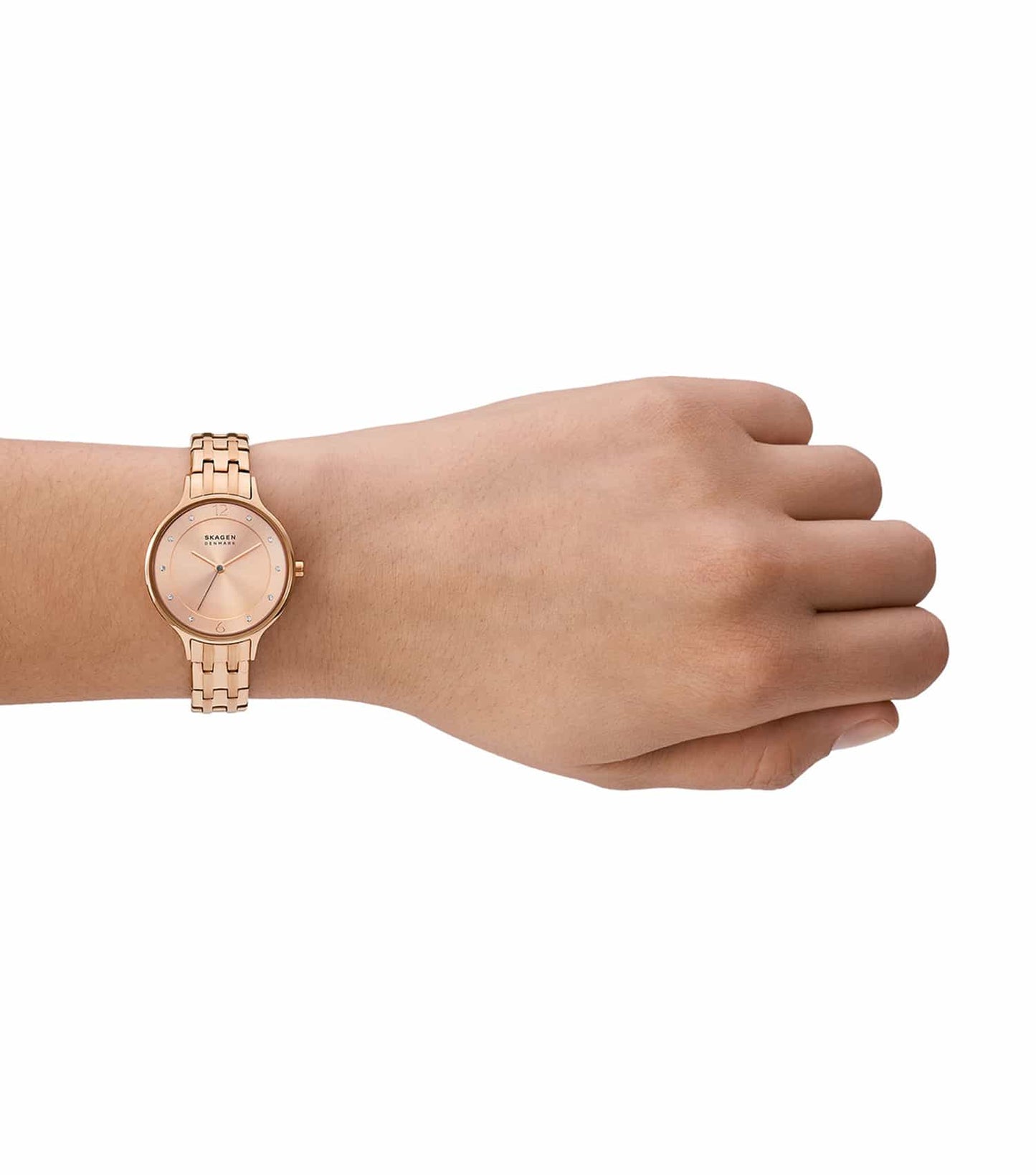 Women Anita Lille Quartz Watch 30mm with Rose Gold Dial