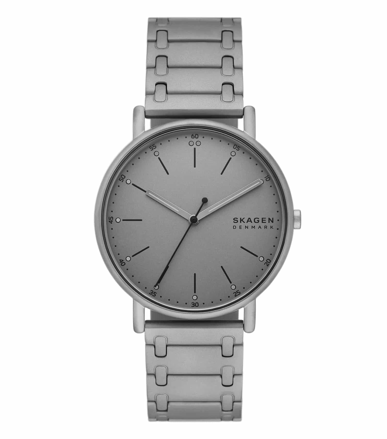 Men Signature Quartz Watch 40mm with Grey Dial