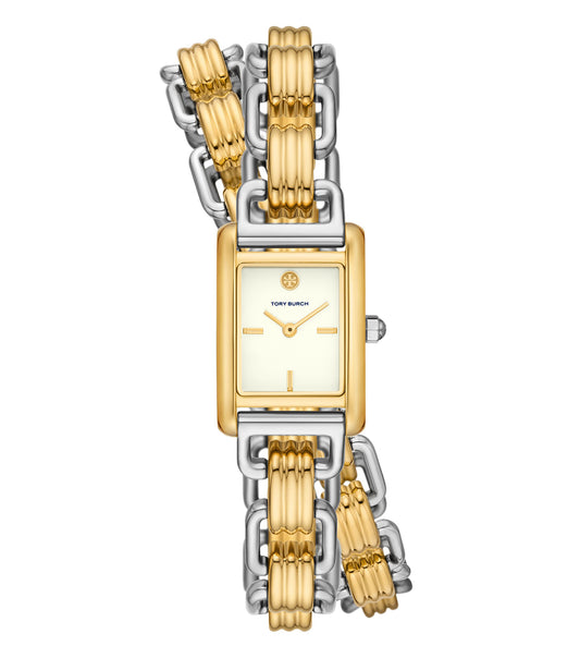 GOLD & SILVER STAINLESS STEEL WOMENS WATCH