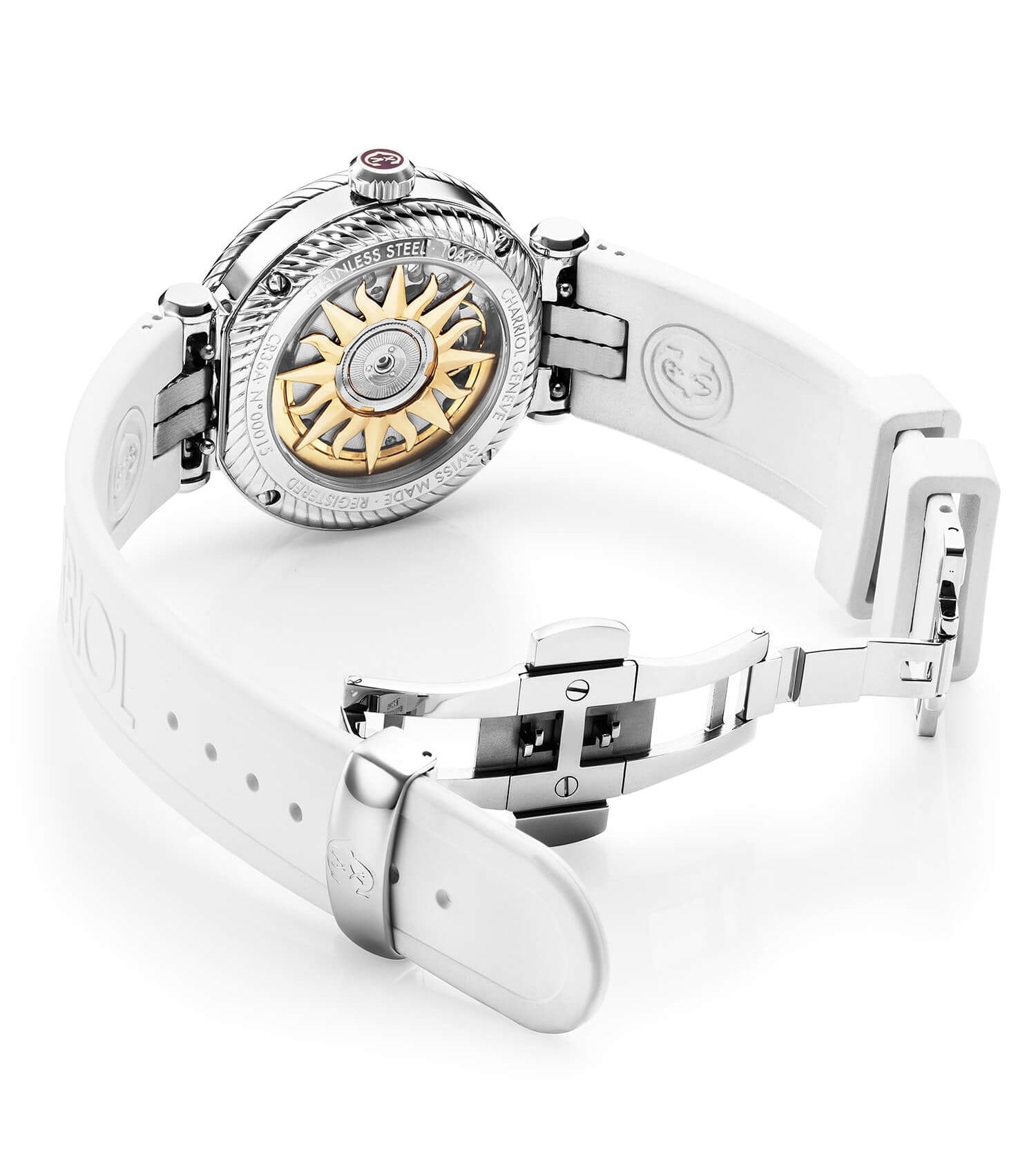 Navigator Surf, 36Mm, White Rubber Interchangeable Bracelet