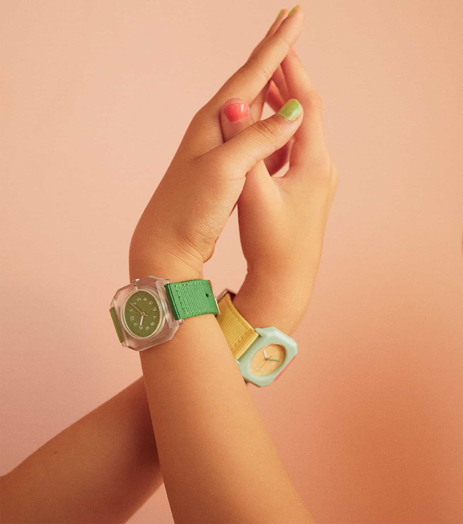 Mini Kyomo sustainable kids watch - Green smoothie